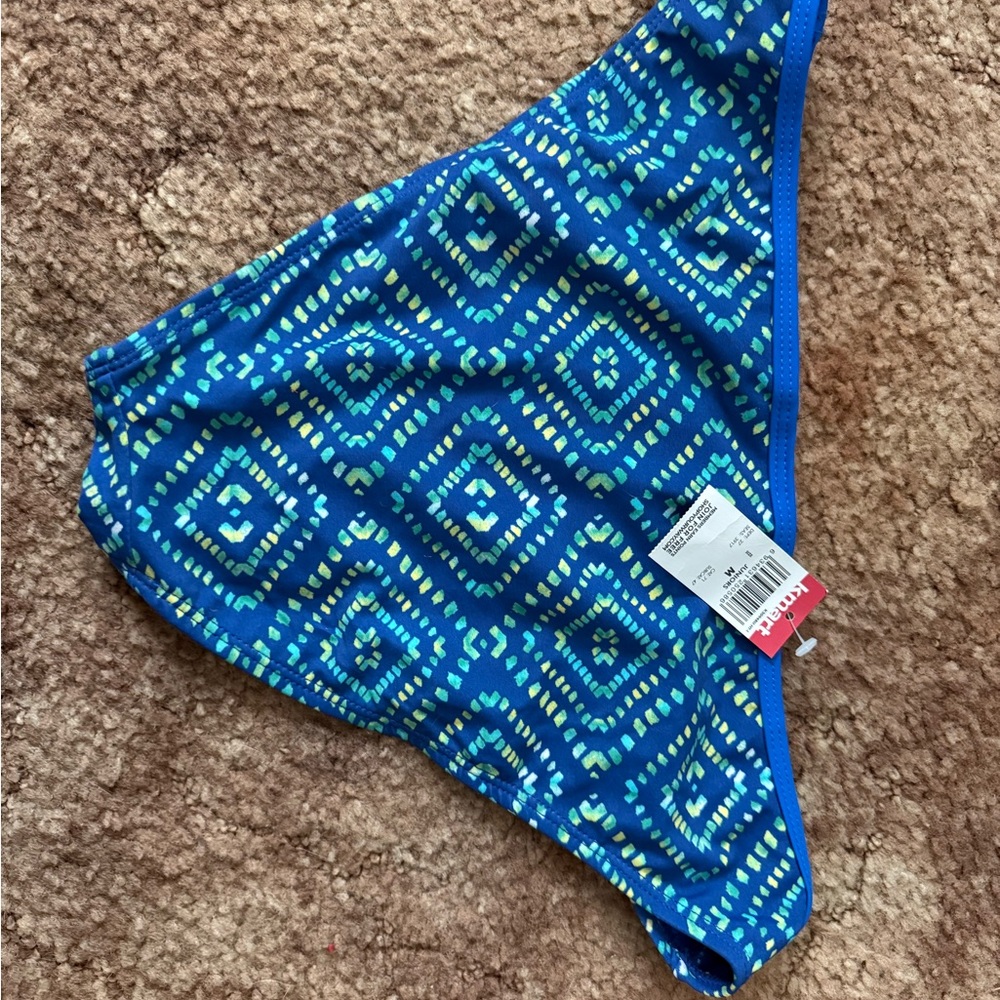 Blue Geometric Bikini Set - Picture 8 of 11